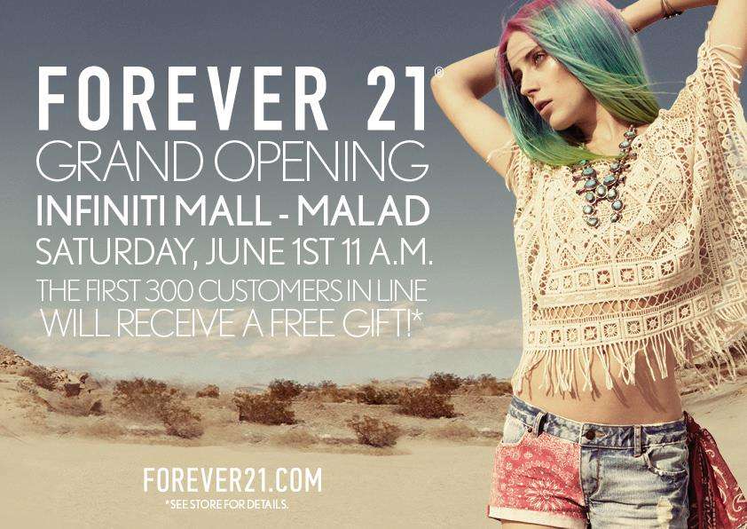Forever 21 Grand Opening on 1 June 2013 at Infiniti Mall, Malad ...