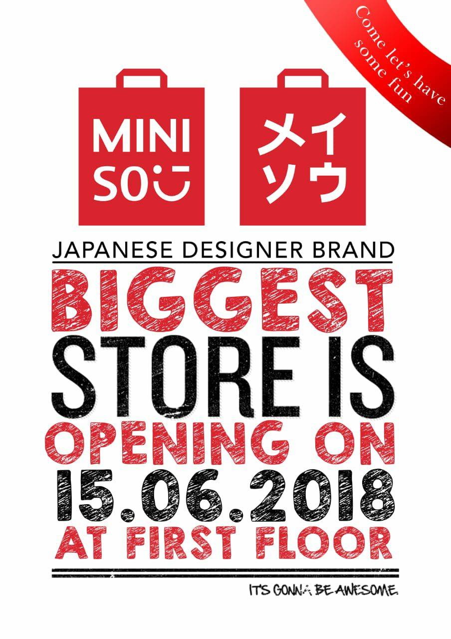miniso store opening at infiniti mall malad mumbai