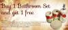 Buy 1 Bathroom Set and Get 1 Free at select Nyassa Stores