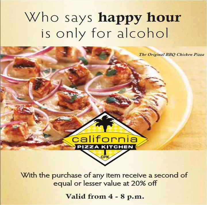 CPK CaliforniaPizzaKitchen HighStreetPhoenix HappyHour 20March2012 