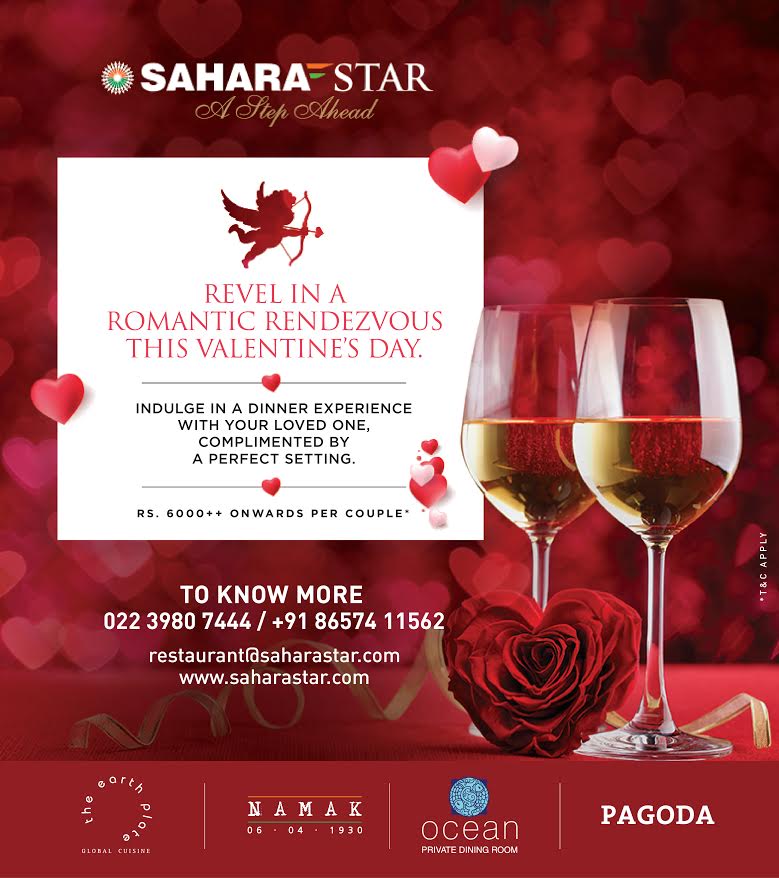 Revel in a romantic rendezvous this Valentine’s Day at Hotel Sahara Star