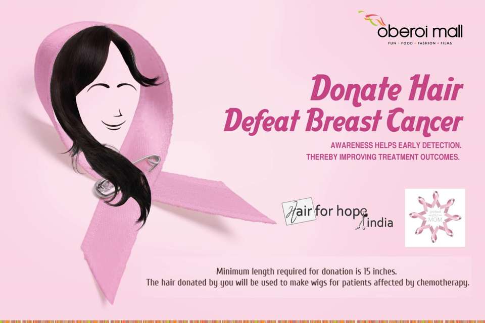 Donate Hair Defeat Breast Cancer Campaign at Oberoi Mall | Events in Mumbai  