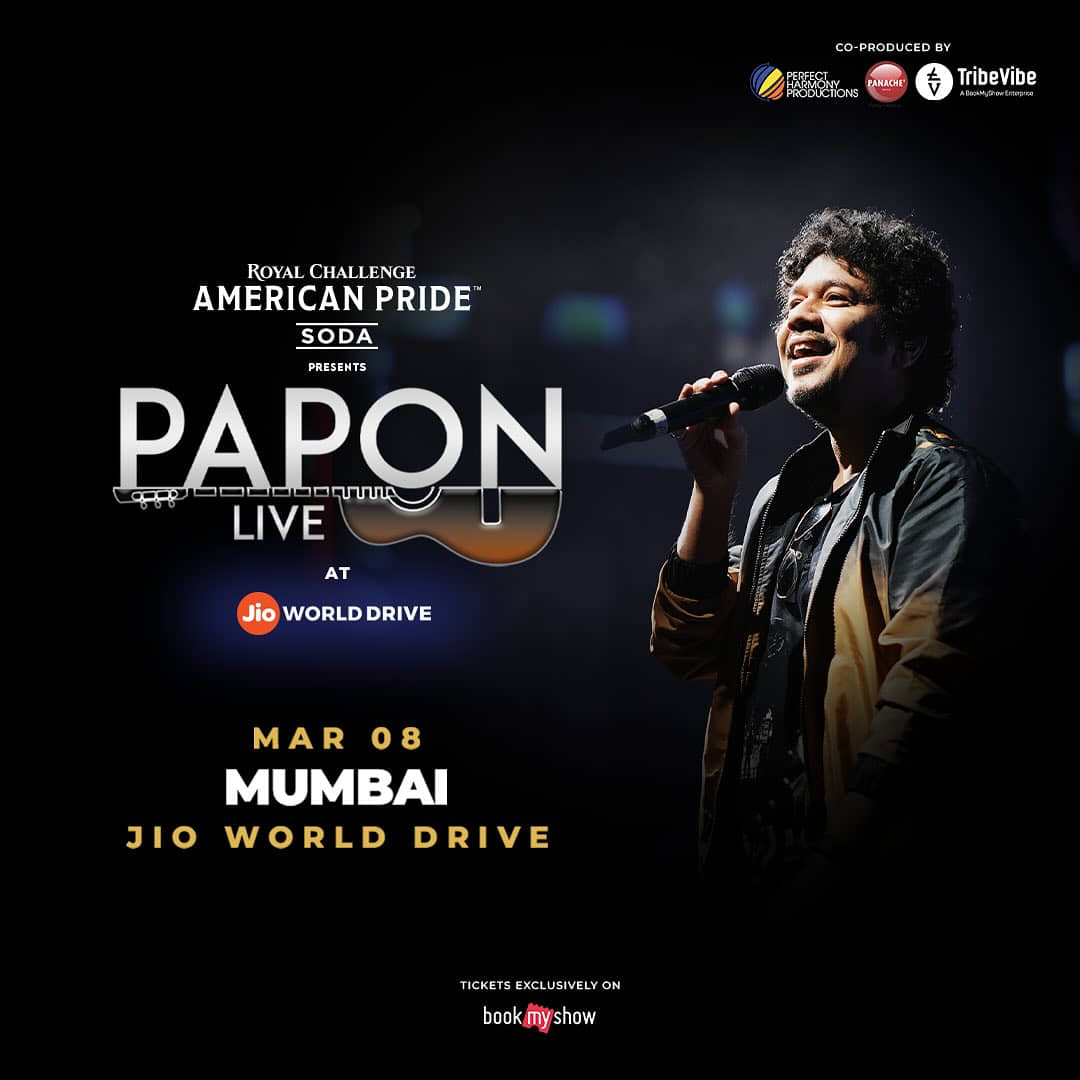 Papon Live Concert at Jio World Drive