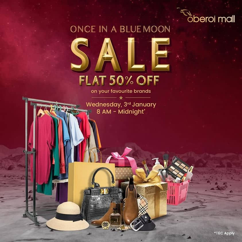 Flat 50% off Sale at Oberoi Mall Goregaon
