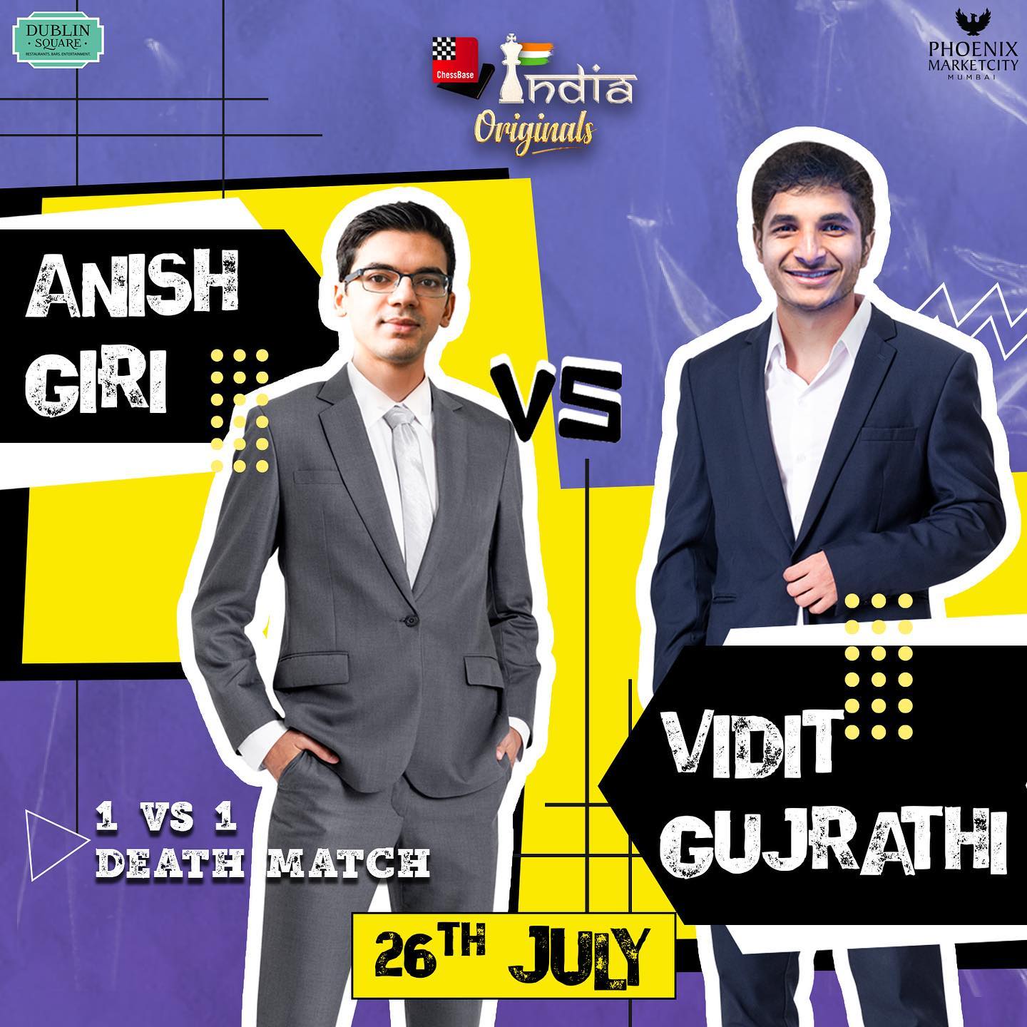 ChessBase India Originals Death Match - Anish Giri vs Vidit Gujrathi