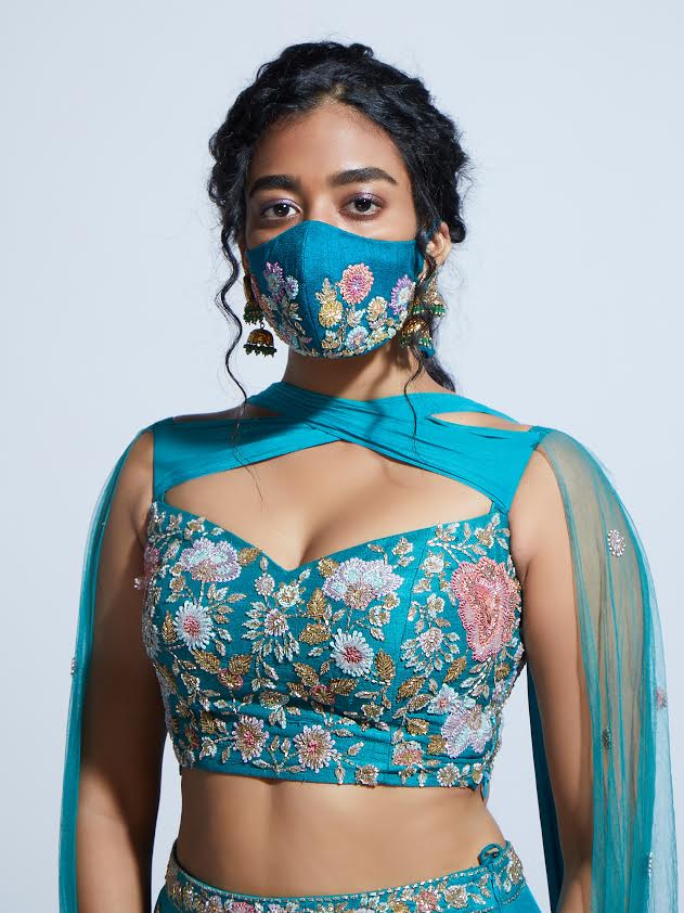 KALKI Fashion Introduces Hand-Embroidered Wedding Masks For The Brides & Baraatis