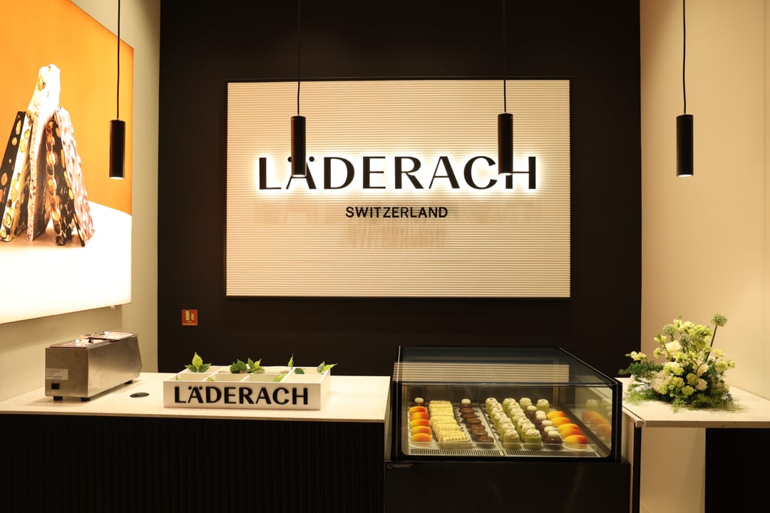 Laderach Swiss chocolate store at Jio World Plaza