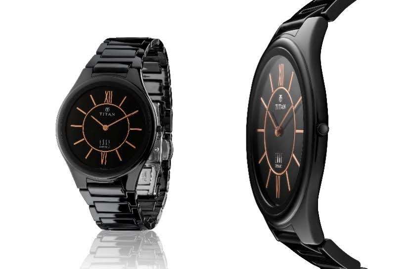 titan ceramic slimmest watch price