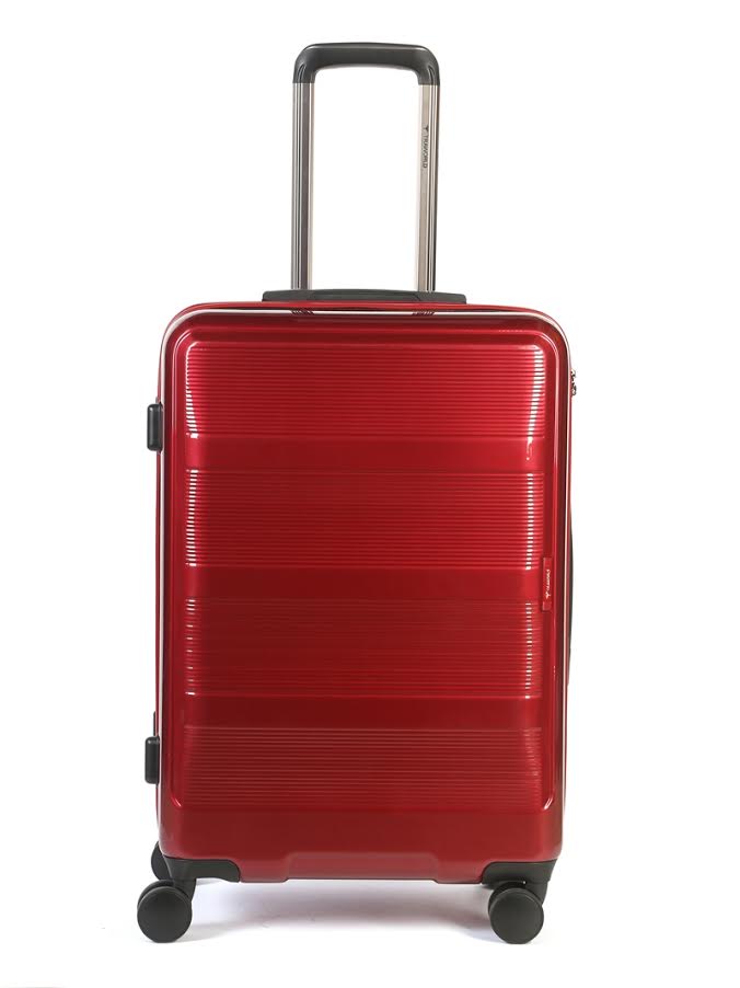 TRAWORLD Nylon 4 Wheel Trolley Bag (20 Inch, Red) : Amazon.in: Fashion