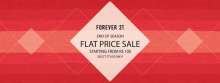 Forever 21 End of Season Flat Price Sale in Mumbai