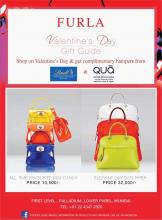 Shop at Furla Palladium High Street Phoenix on Valentines Day & get complimentary hampers from Lindt & Qua