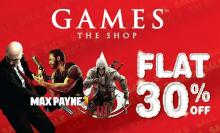 Games The Shop, Flat 30% Off, Hitman Deluxe, Hitman, Assassins Creed III, Max Payne 3