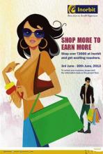 It's time to go on a shopping spree!! Inorbit Mall gives you exciting gift vouchers when you shop over Rs. 3000