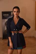 The ever-stylish Surveen Chawla looked her best at Churri’s screening.