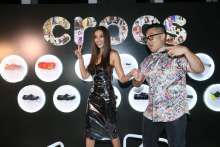Shibani Dandekar spotted with Crocs at the Grazia Millennial Award 2019 where Crocs was the partner for the event