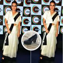 Stunning Actress Swara Bhaskar in Label De Belle creation & Stella Shoes