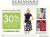 Enjoy a Summer Spectacular flat 30% off at the Debenhams India Store, only from 12th to 15th June, 2014 at Phoenix Marketcity, Kurla