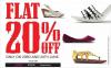 Flat 20% off on select footwear at Lifestyle on 23 and 24 June 2012.