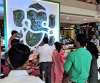KORUM Mall installs a gigantic Ganesha Idol made out of circuit boards to support the E-waste education cause in Thane.
