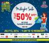 Sales in Mumbai, Midnight Sale, Flat 50% off on your favourite brands, 13 July 2014, Metro Junction Mall, Kalyan, 9.am to 12 midnight.