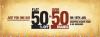 50 - 50 Single Day Flash Sale on 16 January 2013 at Oberoi Mall Goregaon Mumbai