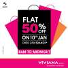 Sales in Thane - Flat 50% off on over 250+ brands at Viviana Mall Thane on 10 January 2015 from 8 am to midnight