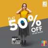 Flat 50% off Sale on over 300 brands at R City Mall  22nd - 26th January 2021