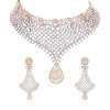 Necklace Set by ANMOL crafted in 18 K gold and set with rosecut diamonds and round brilliant diamonds