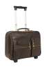 Da Milano Brown leather trolley bag INR 21,999