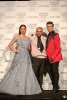 Showstoppers Tabu and Karan Johar with Designer Gaurav Gupta at the opening show for Lakme Fashion Week SR 19