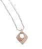 18K rose gold pendant to enchant by Manubhai Jewellers