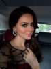 Ravishing Sana Khan wearing earrings and ring from Jewellery Designer Shillpa Purii for an event